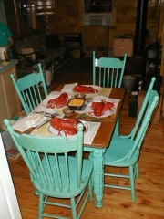 lobster on the table